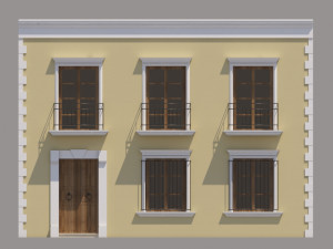 mexican house Modelo 3D