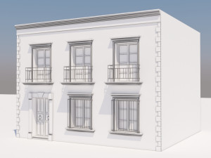 mexican house Modelo 3D
