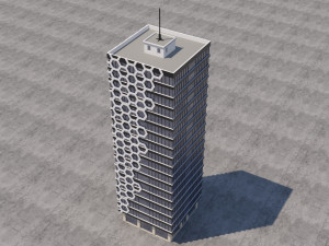 modern building exterior skyscraper 3D मॉडल