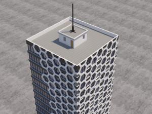modern building exterior skyscraper 3D मॉडल