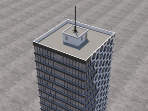 modern building exterior skyscraper 3D मॉडल