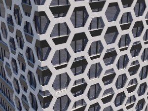 modern building exterior skyscraper 3D मॉडल