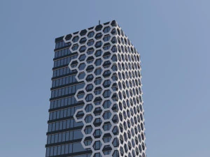 modern building exterior skyscraper 3D Model