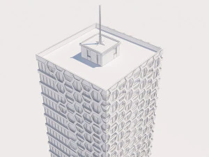 modern building exterior skyscraper 3D Model