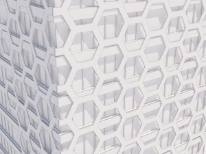 modern building exterior skyscraper 3D मॉडल