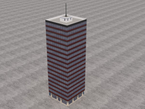 modern building exterior skyscraper 2 3D Модель