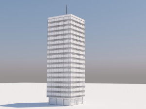 modern building exterior skyscraper 2 3D Модель