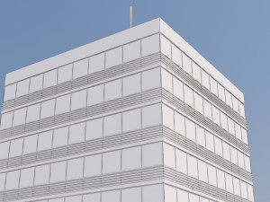 modern building exterior skyscraper 2 3D Модель