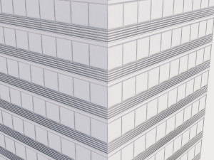 modern building exterior skyscraper 2 3D Модель