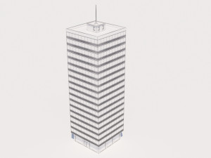 modern building exterior skyscraper 2 3D Модель