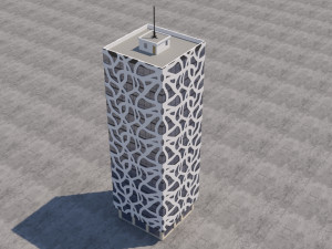 modern building exterior skyscraper 3 3D Модель