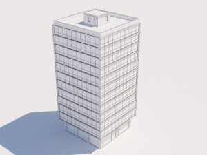 modern building exterior skyscraper 4 3D 모델