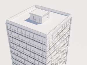modern building exterior skyscraper 4 3D 모델