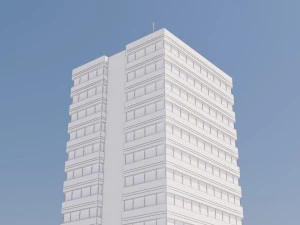 modern building exterior skyscraper 5 3D Model