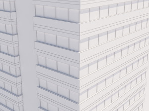 modern building exterior skyscraper 5 3D Модель