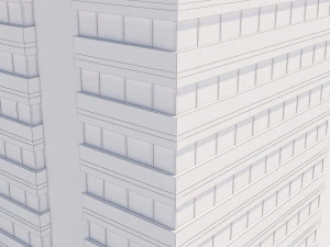 modern building exterior skyscraper 5 3D Model