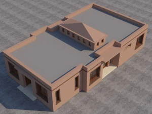 moroccan house marrakech 3D Model