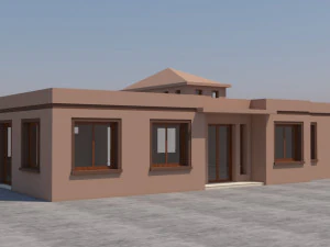 moroccan house marrakech 3D Model
