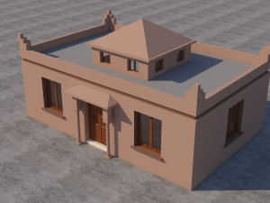 moroccan house marrakech 3D Model