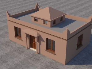 Марокканский дом в Марракеше 3D Модель