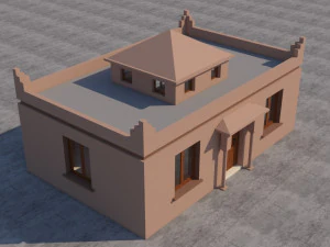 moroccan house marrakech 3D Model