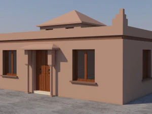 moroccan house marrakech 3D Model