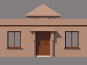 moroccan house marrakech 3D Model