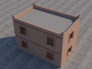moroccan house marrakech 3d 3D 모델