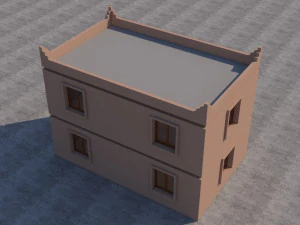 moroccan house marrakech 3d 3D Model