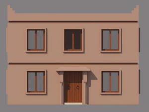 moroccan house marrakech 3d 3D Model