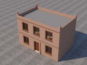 moroccan house marrakech 3D 모델