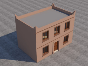 moroccan house marrakech 3D 모델