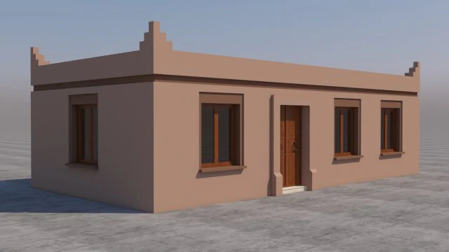moroccan house marrakech 3D Model .c4d .max .obj .3ds .fbx .stl .blend
