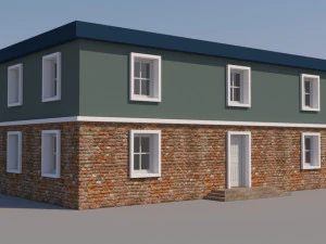 house for video games 3D Model