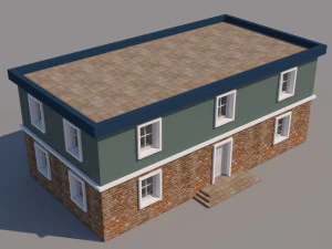 house for video games 3D Model