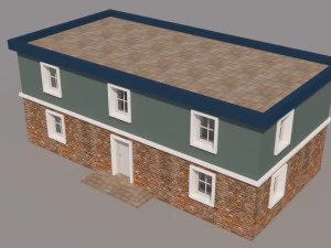 house for video games 3D Model