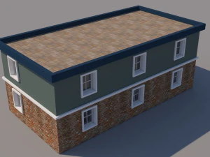 house for video games 3D Model