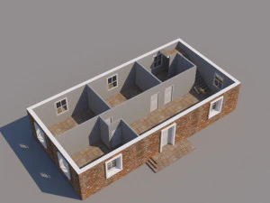 house for video games 3D Model