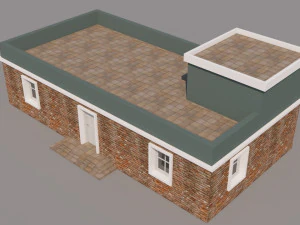house for video games 3D Model