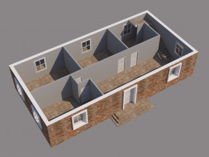 house for video games Modelo 3D
