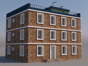 building for video games 3D Model