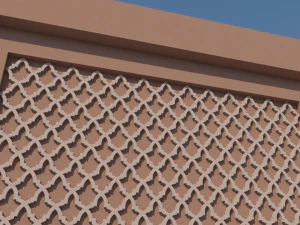 traditional moroccan door marrakech 3D Model