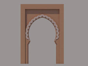 traditional moroccan door marrakech Modèle 3D