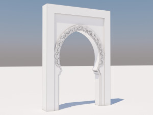 traditional moroccan door marrakech Modèle 3D