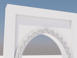 traditional moroccan door marrakech Modèle 3D