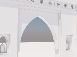 traditional moroccan door marrakech Modèle 3D