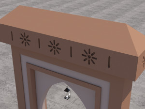traditional moroccan door marrakech 3Dモデル