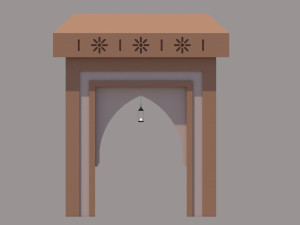 traditional moroccan door marrakech 3Dモデル