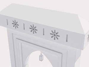 traditional moroccan door marrakech 3Dモデル