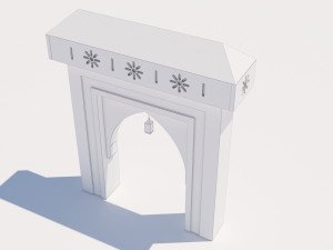 traditional moroccan door marrakech 3Dモデル